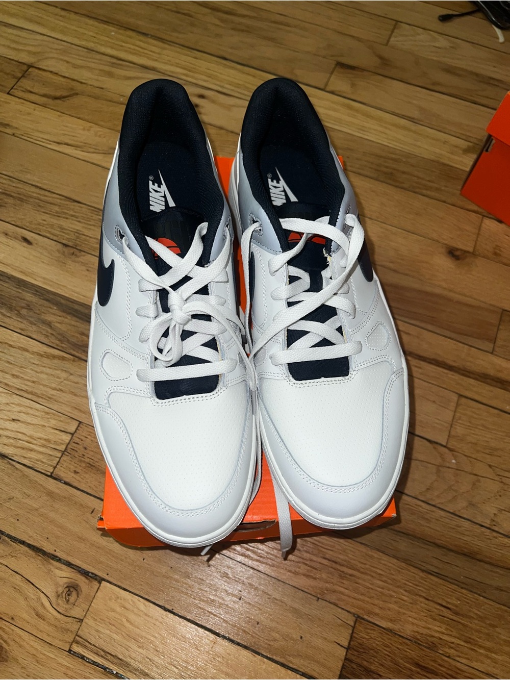 Nike Men’s White and Black Athletic Sneakers